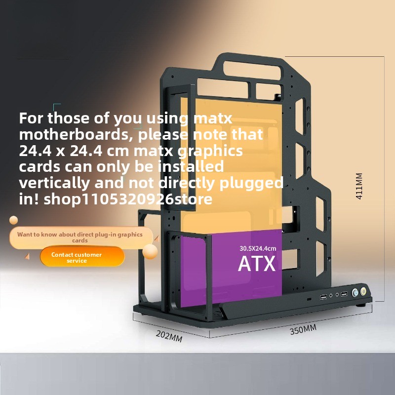 Open Air Frame Case, Aluminum  - Aluminum Open Frame Test Bench Water Cooling 评论和价格