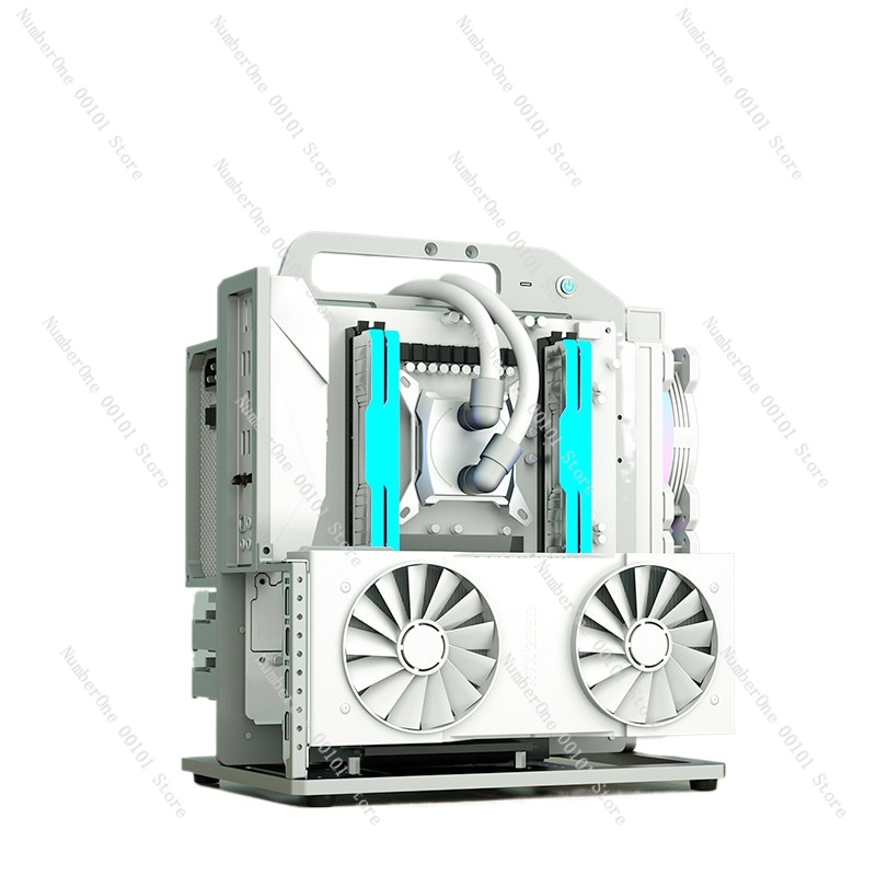 MATX Motherboard Aluminum Allo - Aluminum Open Frame Test Bench Water Cooling 评论和价格