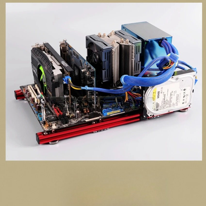ATX PC Test Bench Aluminum All - Aluminum Open Frame Test Bench Water Cooling 评论和价格