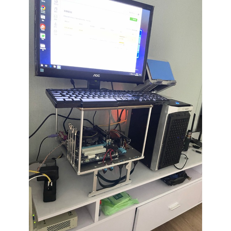 Open Frame Aluminum Computer C - Aluminum Open Frame Test Bench Water Cooling 评论和价格